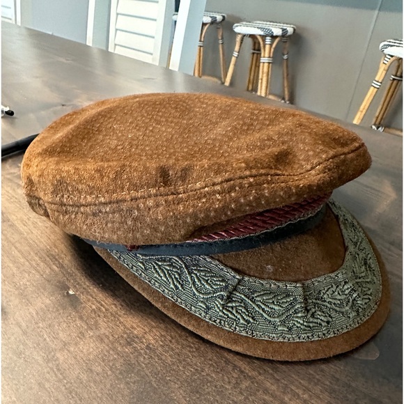 Vintage Greek Fisherman’s Suede Hat - Picture 2 of 10